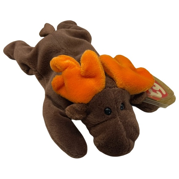 TY Beanie Baby Chocolate the Moose 1993 New With Tags! - Picture 2 of 8